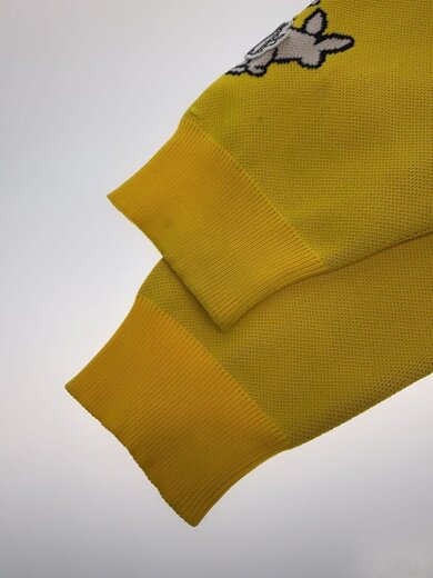 商品画像：汚れ有/ニット・セーター(厚手)/L/ポリエステル/YLW/総柄/FRK004 5