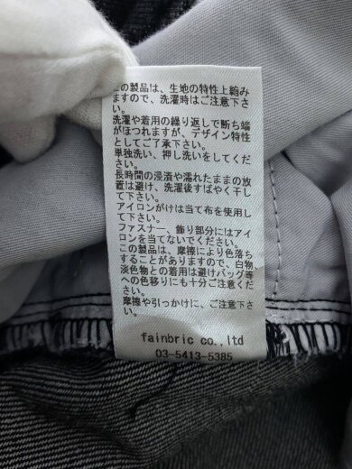 商品画像：バギーパンツ/ペンキ加工/M/デニム/ブラック/23A-PTL373-WL 5