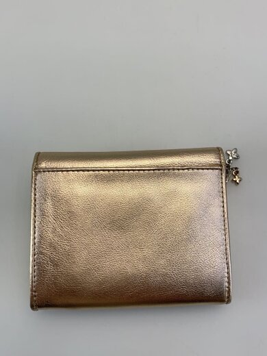 商品画像：2つ折り財布/ゴールド/レディース 2