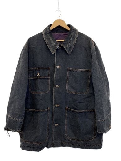 商品画像：21AW/WORK DENIM JACKET/リバーシブル/コットン/ブラック/MAXM JK04DE01// 1