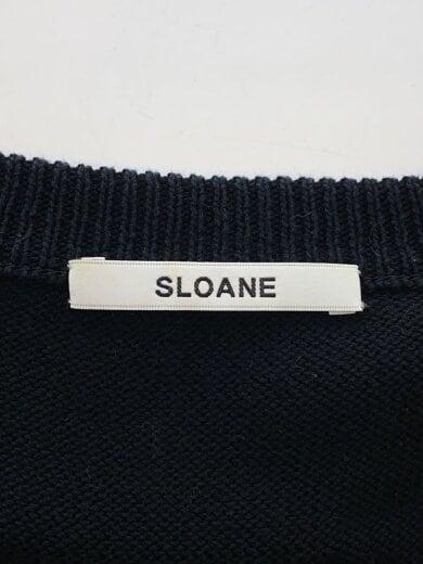 商品画像：Vネックニット/3/コットン/ブラック/SL1S 028 3