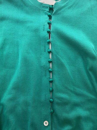 商品画像：レイヤードコットンカーディガン/2/グリーン/13SSLU511 7