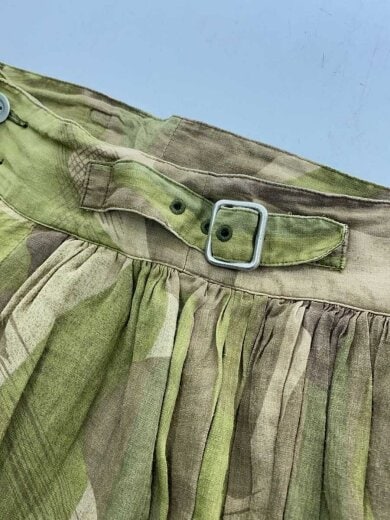 商品画像：BRITISH ARMY SKIRT CAMO/ロングスカート/8/リネン/カーキ/カモフラ 6