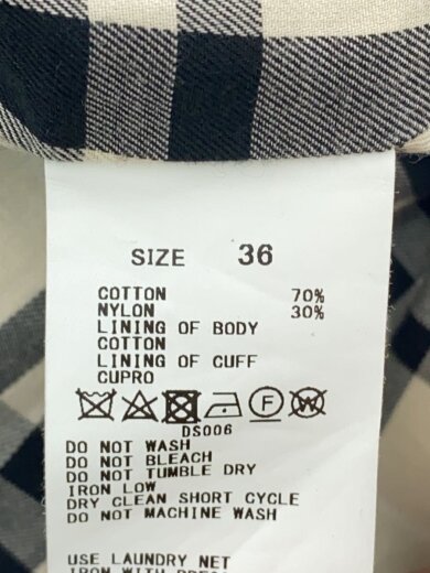 商品画像：シャンブレーツイルステンカラーコート/36/コットン/ベージュ/12-08-10-08001 4