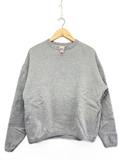 商品画像：Ahe hee/前Vカット/サイドポケット/スウェット/L/コットン/GRY 1
