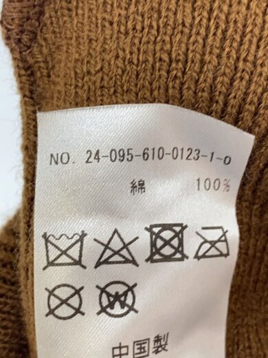 商品画像：OLD MAN ALAN/ニットキャップ/M/コットン/BRW/メンズ 5