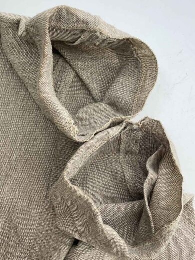 商品画像：裾に汚れ・ダメージ有/リネン スラックスパンツ/28/リネン/ベージュ 8