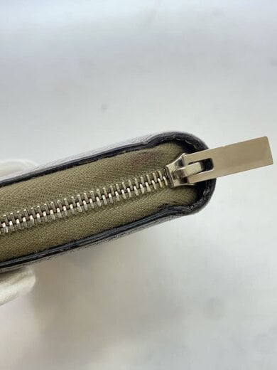 商品画像：ラージ ジップウォレット/長財布/レザー/ベージュ/レディース 8