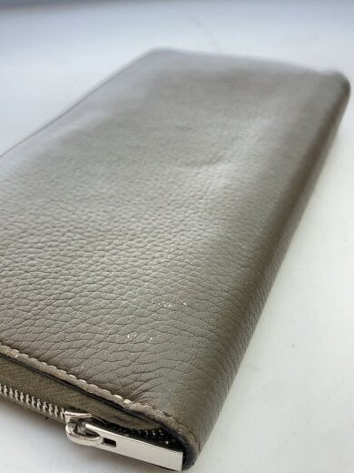 商品画像：ラージ ジップウォレット/長財布/レザー/ベージュ/レディース 9