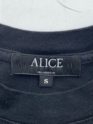 商品画像：ALICE SSUR COMME TEE/Tシャツ/S/コットン/ブラック/プリント 3