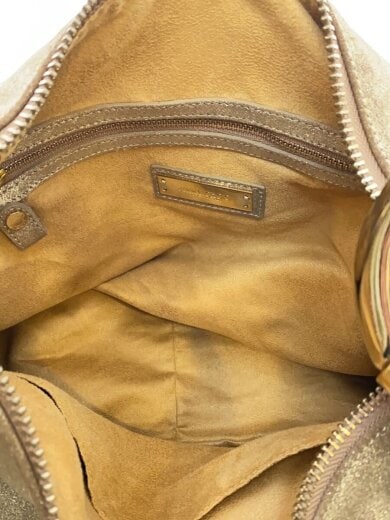 商品画像：メタリックゴールド/スカイ/HOBO BAG/ワンショルダーバッグ/レザー/ゴールド// 6
