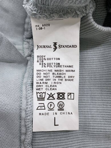 商品画像：ROUND SLEEVE ACID ZIP PK/ジップパーカー/L/コットン/シルバー 4