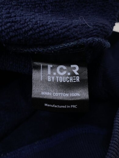 商品画像：T.C.R BY TOUCHER/パーカー/--/コットン/ネイビー 4