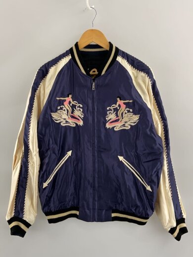 商品画像：Acetate Souvenir Jacket/リバーシブル/L/アセテート/ブラック/TT14813// 6