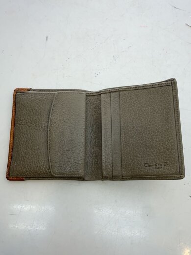 商品画像：2つ折り財布/レザー/GRY// 4