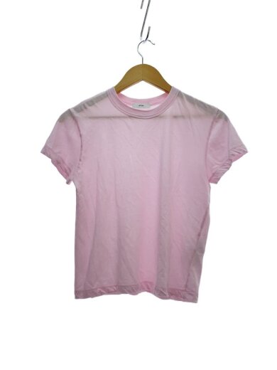 商品画像：FRESCA SINGLE JERSEY コンパクトTシャツ/2/コットン/ピンク 1