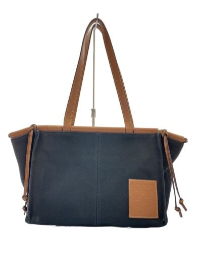 商品画像：CUSHION TOTE SMALL/アナグラム/トートバッグ/キャンバス/ブラック 1