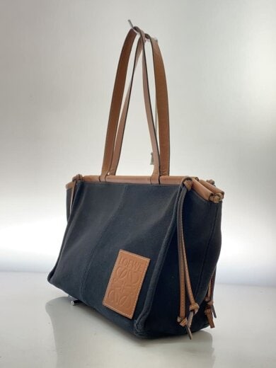 商品画像：CUSHION TOTE SMALL/アナグラム/トートバッグ/キャンバス/ブラック 2
