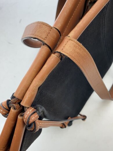 商品画像：CUSHION TOTE SMALL/アナグラム/トートバッグ/キャンバス/ブラック 8