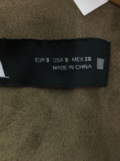 画像：ZARAジレベスト/S/ポリエステル/BRW/無地/3046/624/7064