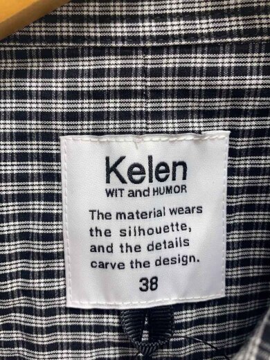 商品画像：長袖シャツ/38/コットン/BLK/チェック/KLM25FSH1143 3