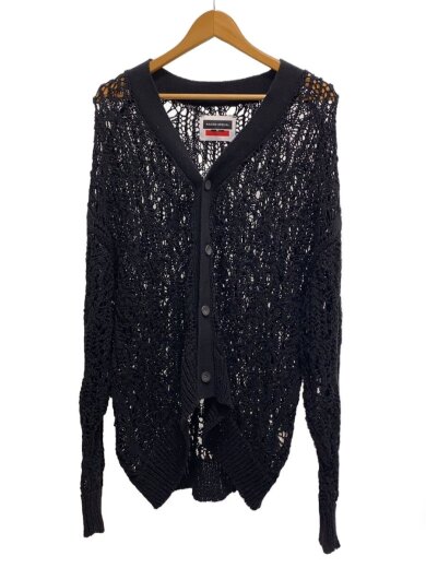 商品画像：カーディガン(薄手)/1/コットン/BLK/無地/11212361320 1