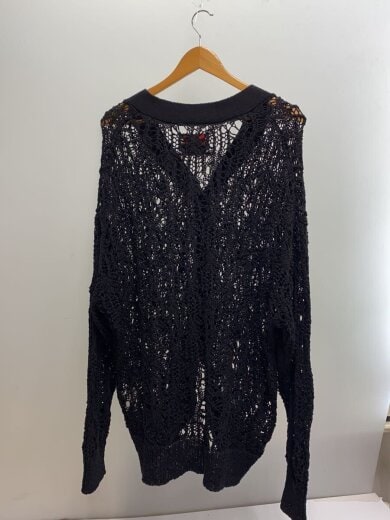 商品画像：カーディガン(薄手)/1/コットン/BLK/無地/11212361320 2