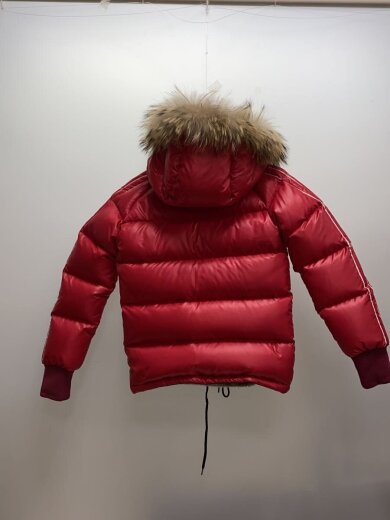 商品画像：ダウンジャケット/XS/ポリエステル/RED/無地/HJ-01 2