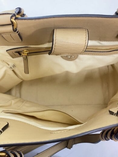 商品画像：トートバッグ/レザー/BEG/無地 6