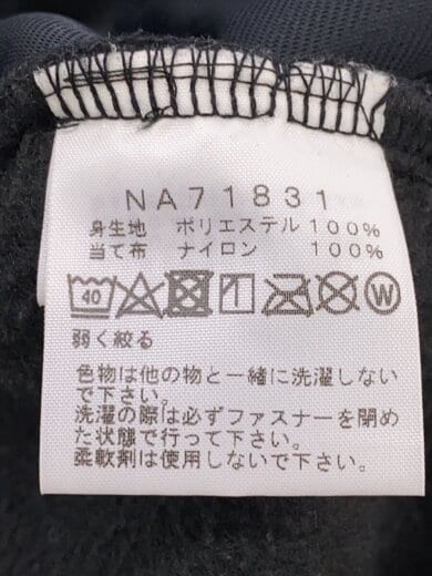 商品画像：フリースジャケット/L/ポリエステル/BLK/NA71831 4