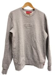 20SS Cutout Logo Crewneck/M/コットン/GRY