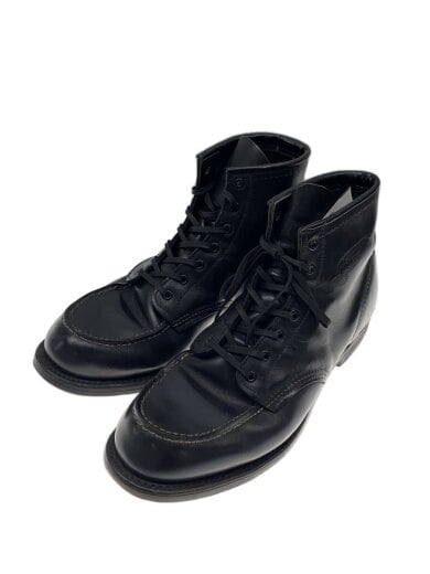 商品画像：レースアップブーツ/US8.5/BLK/レザー/8283// 1
