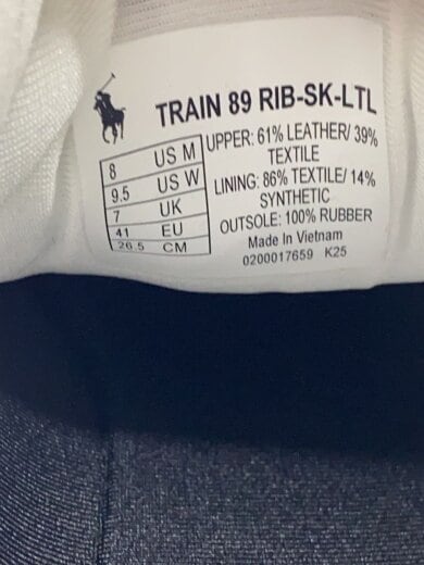 商品画像：TRAIN 89 RIB/ローカットスニーカー/26.5cm/WHT// 7