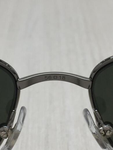 画像：Ray-Banサングラス/56□18/バネ蝶番/ミラーレンズ/メタル/ガンメタリック/SLV/RB80195