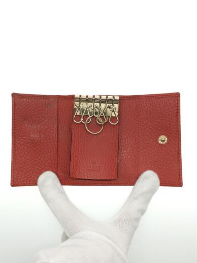 画像：GUCCIキーケース/フェイクレザー/RED/レディース4