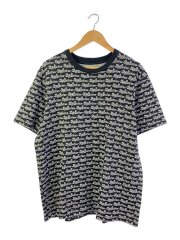 TStay Positive Jacquard S/S Top/シャツ/XL/コットン/BLK