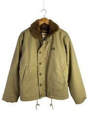 デッキジャケット/38/コットン/カーキ/N-1