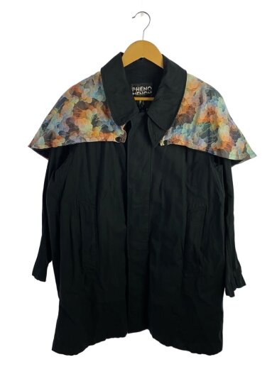 商品画像：コート/M/コットン/ブラック/総柄/ILLJKT-015 1