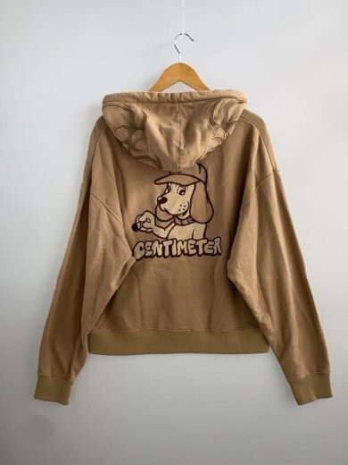 商品画像：ジップパーカー/XL/コットン/ベージュ/144067// 2