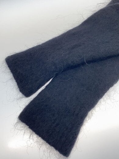 商品画像：ニット・セーター(薄手)/L/モヘア/ブラック/782-4240002/MOHAIR DRIVERS KNIT 5