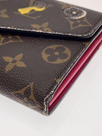 商品画像：ポルト・フォイユ・サラ_モノグラム・キャンバス_ラブロック/PVC/BRW/総柄/レディース 8