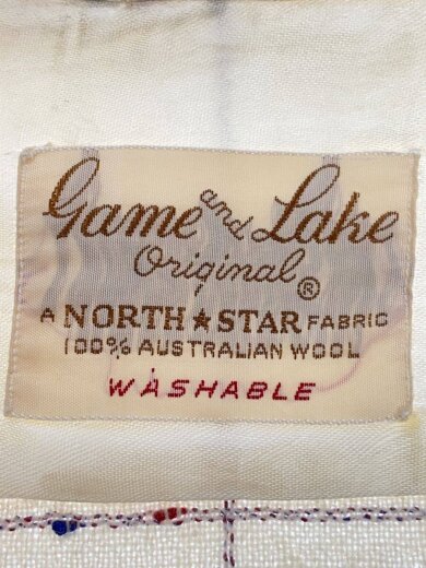 商品画像：Gmae and Lake/長袖シャツ/L/ウール/ホワイト/チェック/ループカラー 3