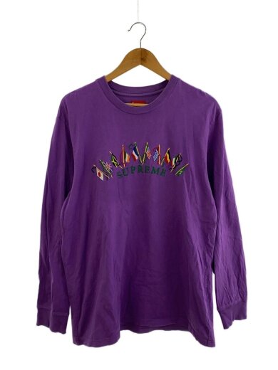 商品画像：FLAGS L/S TOP/長袖Tシャツ/L/コットン/PUP 1