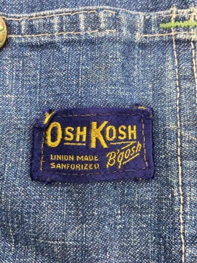 商品画像：カバーオール/コットン/インディゴ/50s/首振りデカボタン/ブランケット付 3