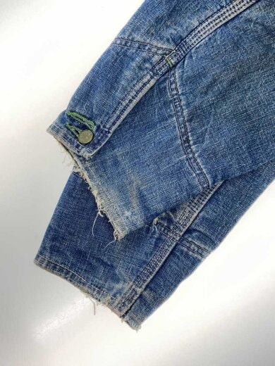 商品画像：カバーオール/コットン/インディゴ/50s/首振りデカボタン/ブランケット付 5