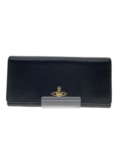 商品画像：長財布/ブラック/無地/レディース 1