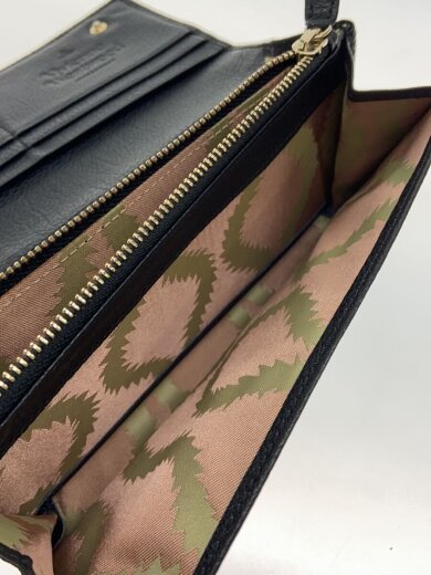 商品画像：長財布/ブラック/無地/レディース 6