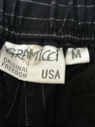 画像：GRAMICCIクライミングパンツ/ボトム/M/コットン/BLK/ストライプ/GUP-16F0093