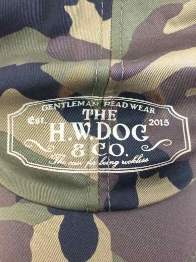 画像：THE H.W.DOG&CO.TRUCKER CAMOキャップ/FREE/コットン/KHK/カモフラ/D-00004-K6