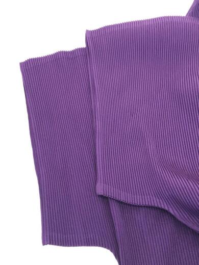 画像：PLEATS PLEASE ISSEY MIYAKEプリーツ/タートルネックノースリーブカットソー/3/ポリエステル/PUP/pp93-fk8836